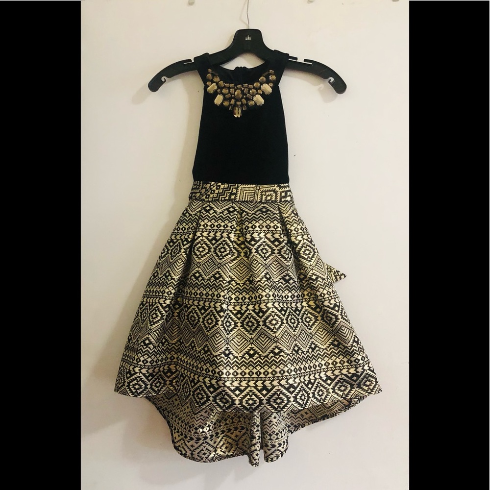 Pippa and Julie Girls Hi Lo Dress - Size 8